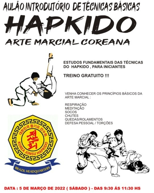 Hapkido - Aula gratis
