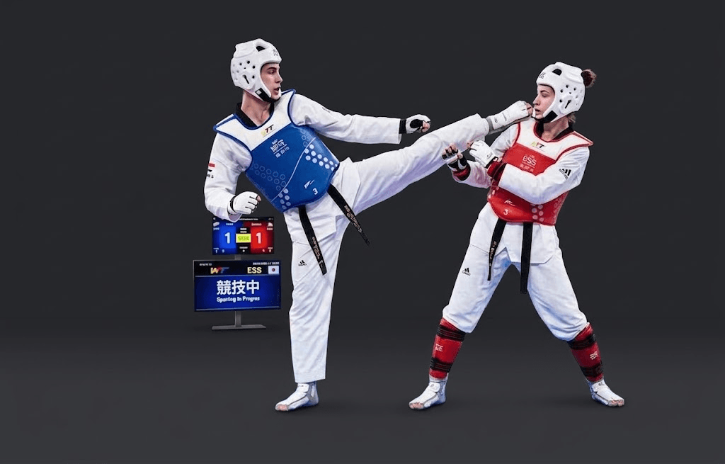 Taekwondo WT na Academia Paulista de Taekwondo